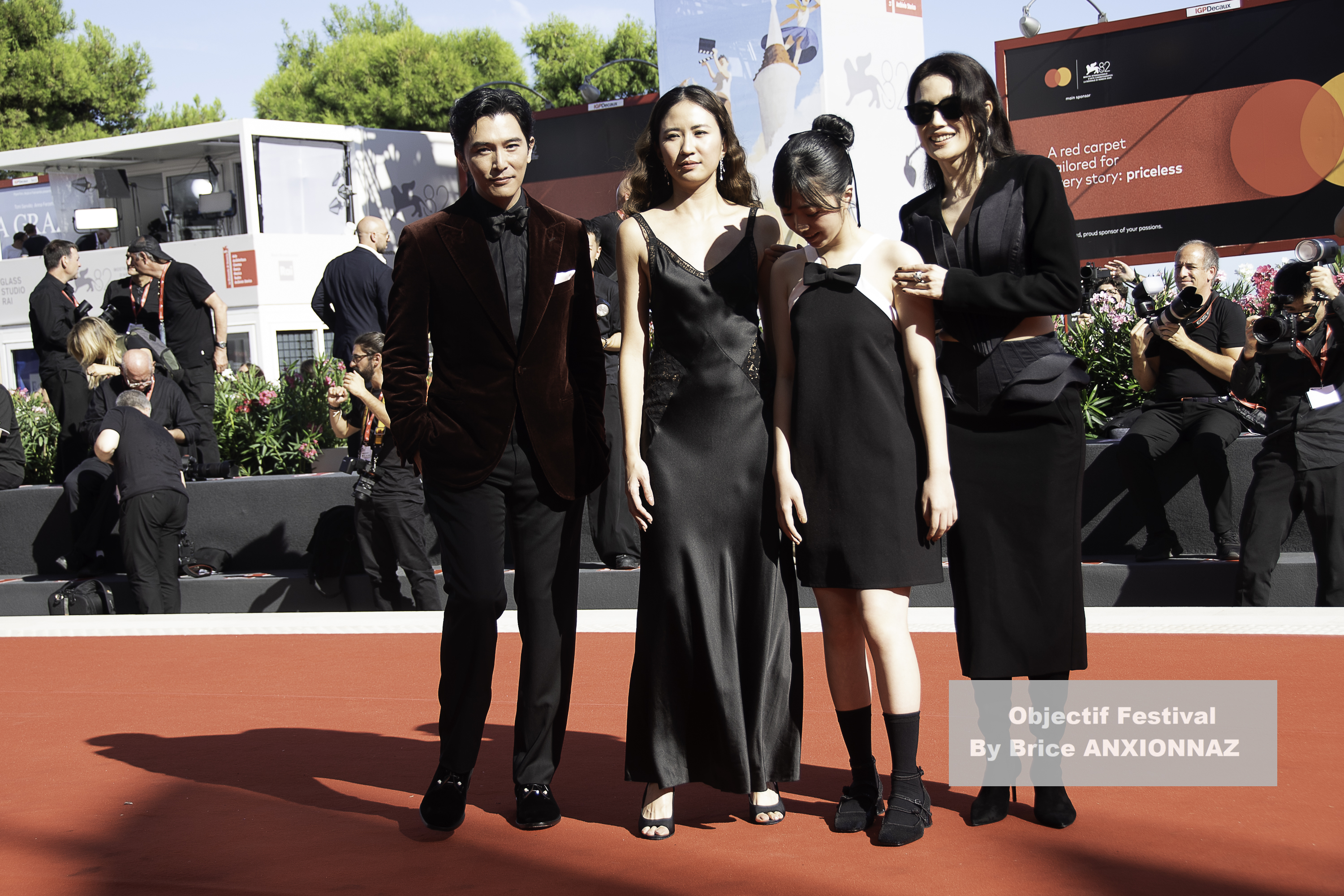 — italie venise cinema 82eme mostra del cinema 04 09 2025 nuhai girl cast and crew